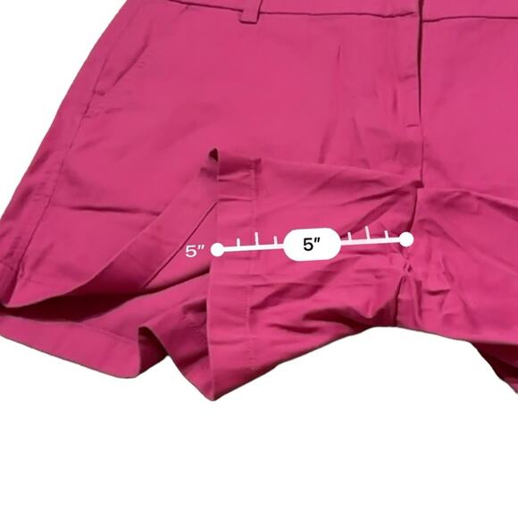 J. Crew Factory 5" Classic Chino Shorts in Soft Azalea Pink Sz 14 NEW - Picture 11 of 11